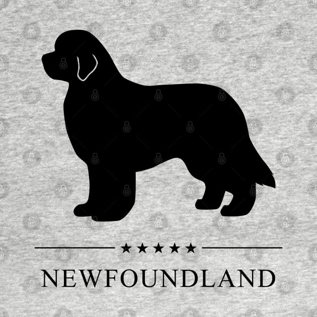 Newfoundland Black Silhouette by millersye